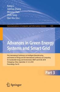 Advances in Green Energy Systems and Smart Grid