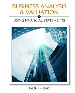 Business Analysis and Valuation: Using Financial Statements, Text and Cases (with Thomson Analytics Printed Access Card)