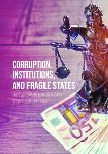 Corruption, Institutions, and Fragile States