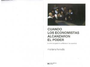 Cuando los economistas alcanzaron el poder: (o cómo se gestó la confianza en los expertos)