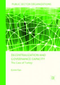 Decentralization and Governance Capacity