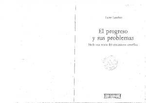 El progreso y sus problemas: Hacia una teoría del crecimiento científico