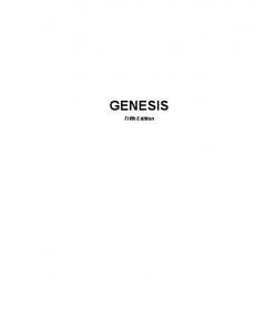 Genesis : an independent study textbook