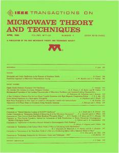 IEEE MTT-V033-I04 (1985-04)