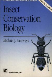 Insect conservation biology