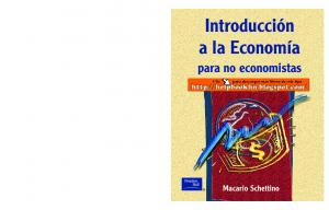 Introduccion a la Economia para no economistas