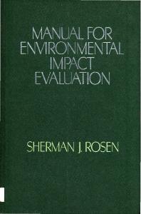 Manual for environmental impact evaluation