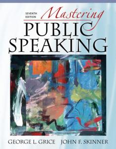 Mastering public speaking = 公共演讲的艺术 /Mastering public speaking = Gong gong yan jiang de yi shu