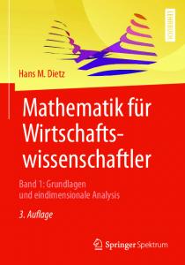 Mathematik für Wirtschaftswissenschaftler