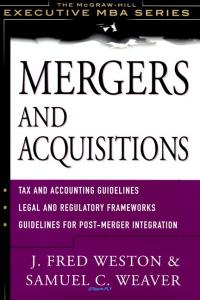 Mergers and acquisitions