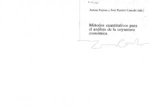 Métodos cuantitativos para el análisis de la coyuntura económica