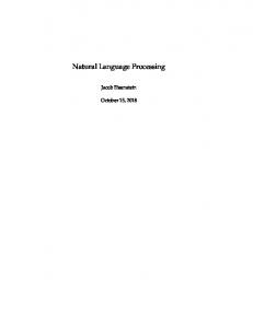 Natural Language Processing