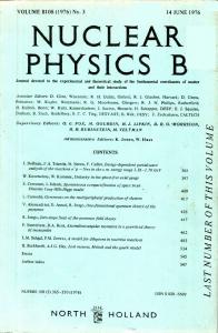 Nuclear Physics B - Volume B108 (1976) No. 3