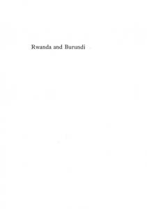Rwanda and Burundi