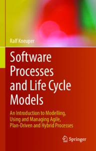 Software Processes and Life Cycle Models