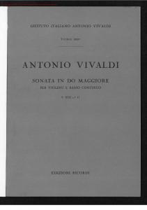 Sonata in do maggiore. T. 369