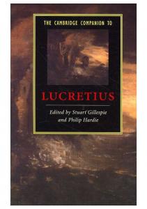 The Cambridge Companion to Lucretius