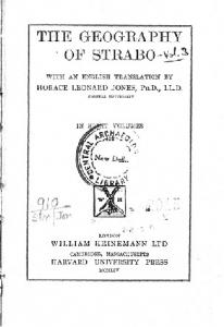 THE GEOGRAPHY OF STRABO VOL. III