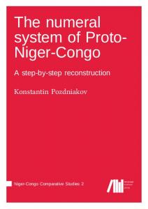 The numeral system of Proto-Niger-Congo: A step-by-step reconstruction