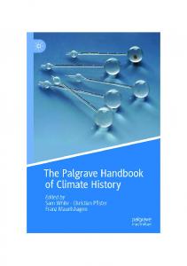 The Palgrave Handbook of Climate History