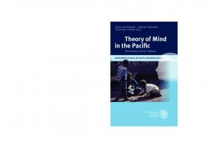 Theory of mind in the Pacific. Reasoning across cultures