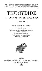 Thucydide, La Guerre du Péloponnèse, Livre VIII