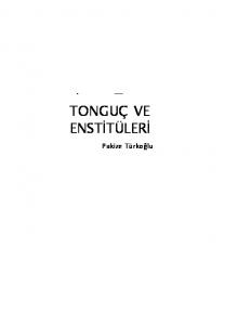 Tonguç ve Enstitüleri