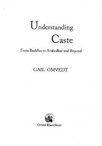 Understanding Caste: From Buddha To Ambedkar And Beyond