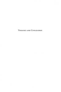 Violence and Civilization: Studies of Social Violence in History and Prehistory