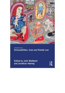 Vulnerabilities, Care and Family Law